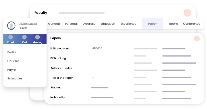 Faculty activity reporting