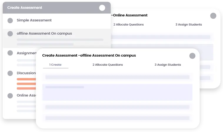 Online & Offline Assessments