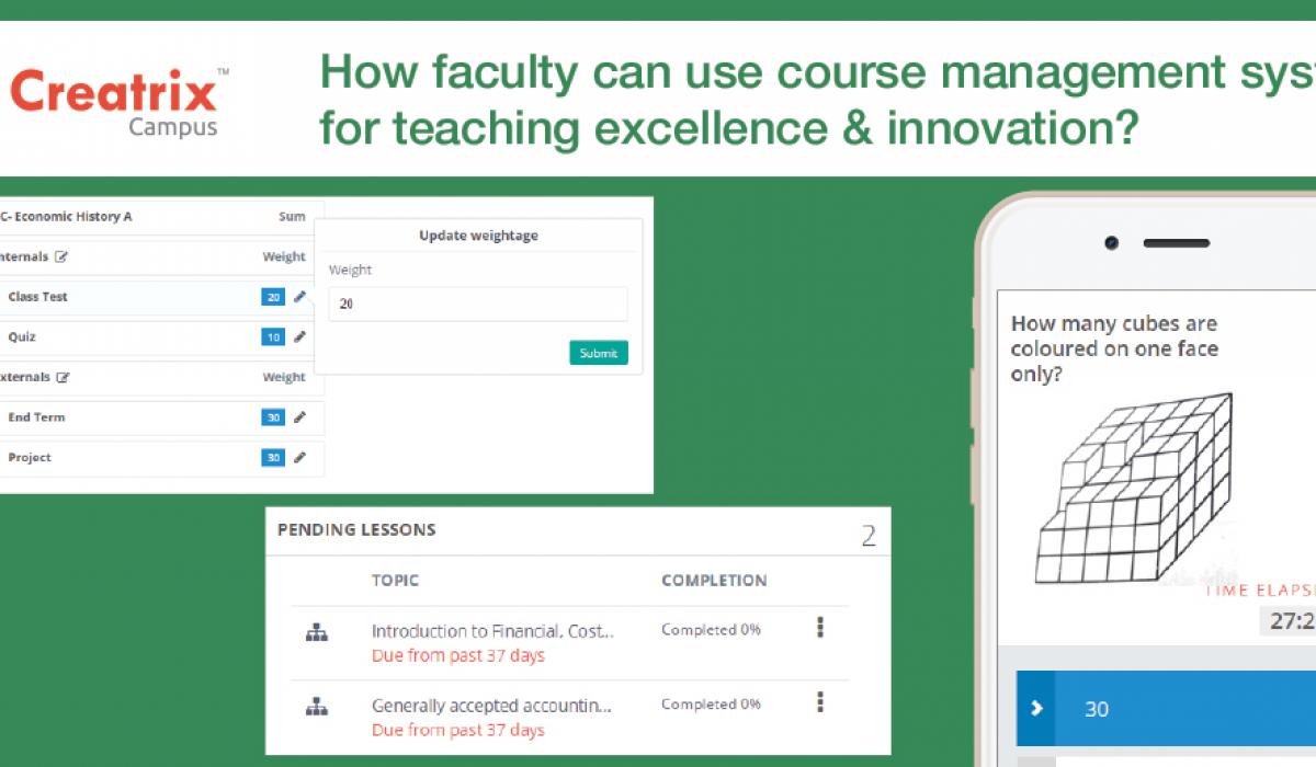 How faculty can use course management system for teaching excellence